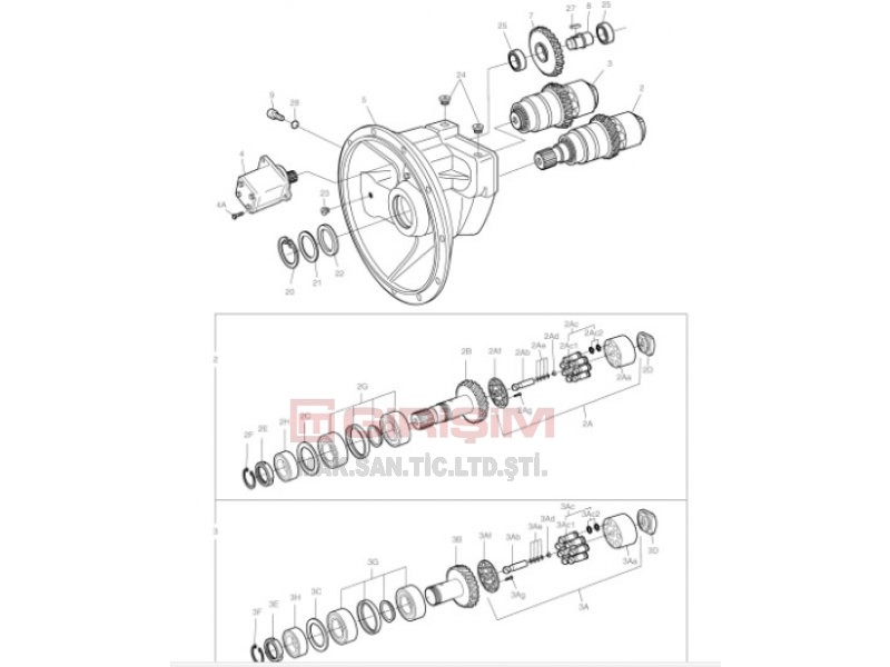 Doosan DX340LC Hydraulic Pump Part Number K1004522C 